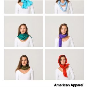 American Apparel Accessories - American Apparel unisex sheer jersey scarf American Apparel Accessories - American Apparel unisex sheer jersey scarf